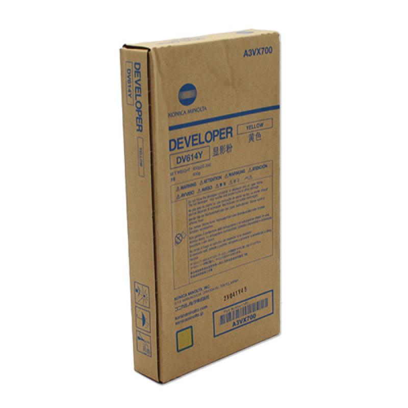 Konica Minolta DV-614 Yellow Developer (A3VX700)
