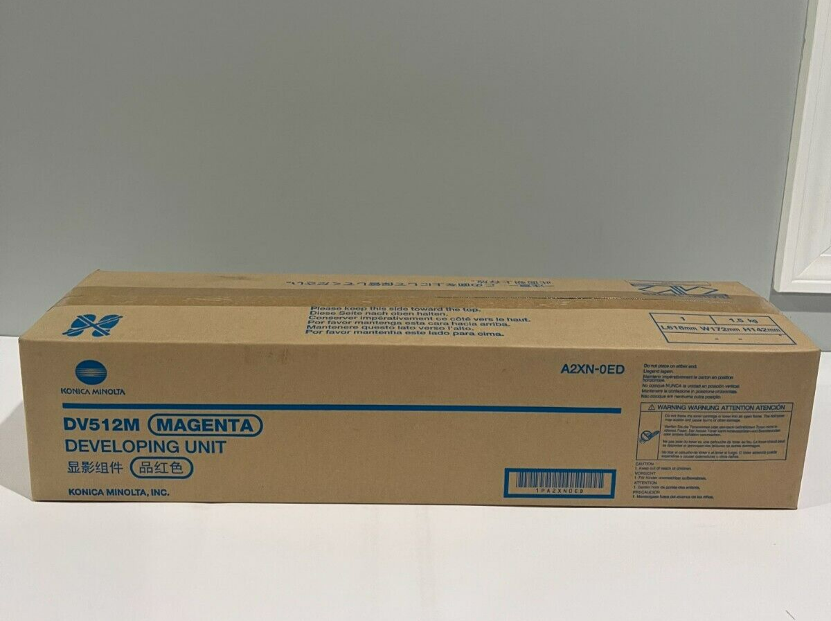 KonicaMinolta Developer Unit DV-512 DV512 Magenta 600k (A2XN0ED)