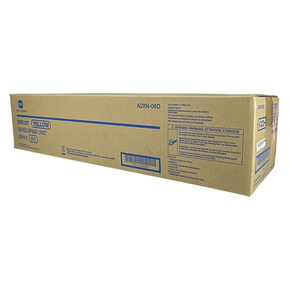 KonicaMinolta Developer Unit DV-512 DV512 Yellow- 600k (A2XN08D)