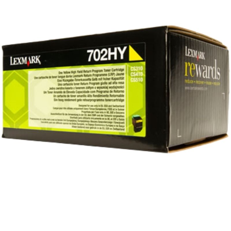 Lexmark Cartridge 702HY Yellow- (70C2HY0)
